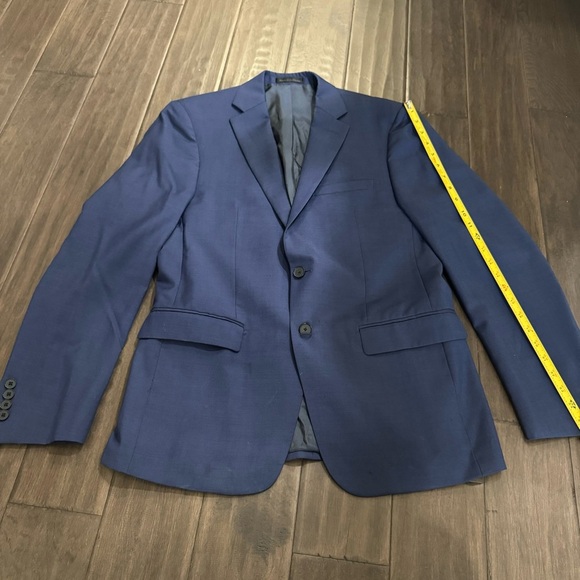Navy blue Calvin Klein Blazer 40R - Picture 2 of 7